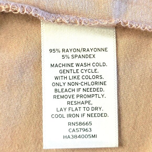 Halogen Womens Tank Top Tan Size M Sleeveless Keyhole Back - Picture 6 of 6